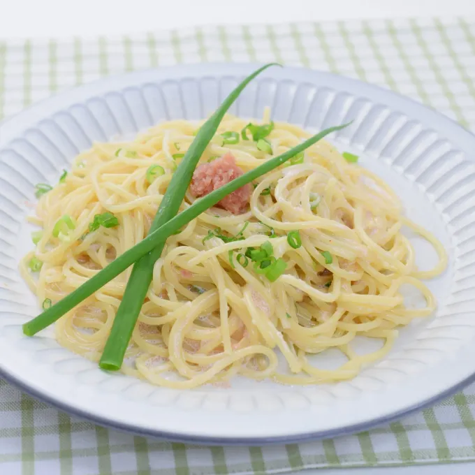 Snapdishの料理写真:明太子クリームパスタ|タカナシ乳業さん