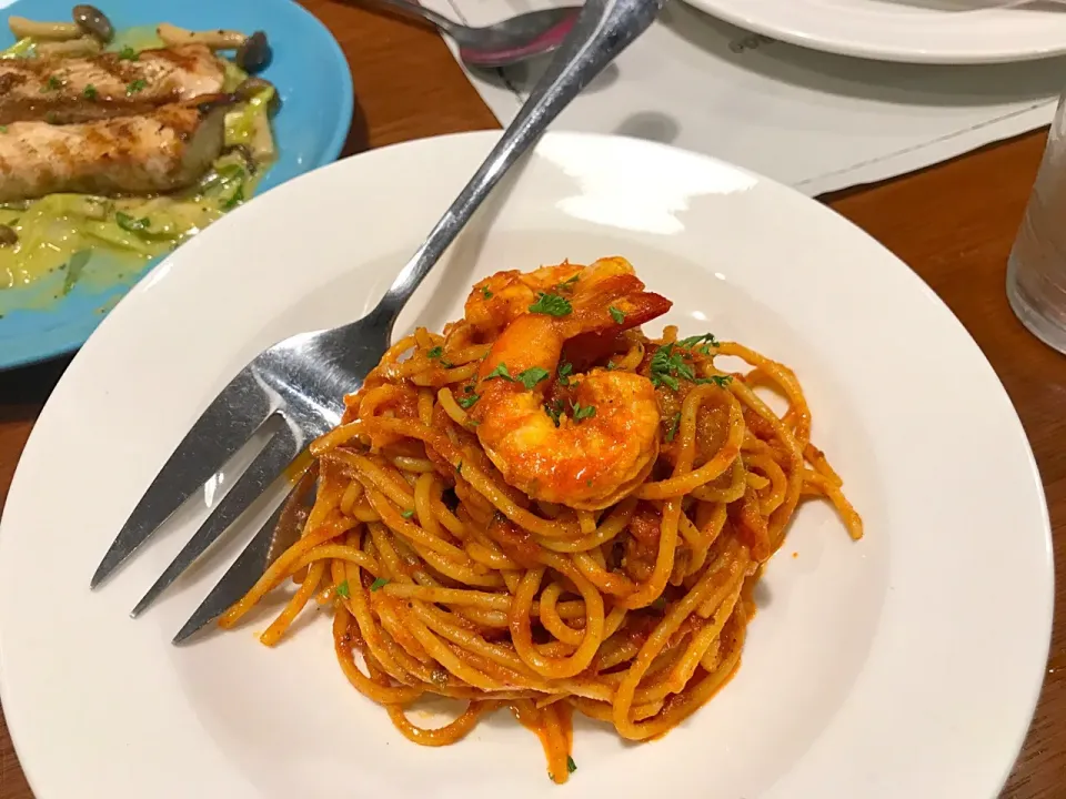 Shrimp and Chorizo Spaghetti|Lai's Kitchenさん