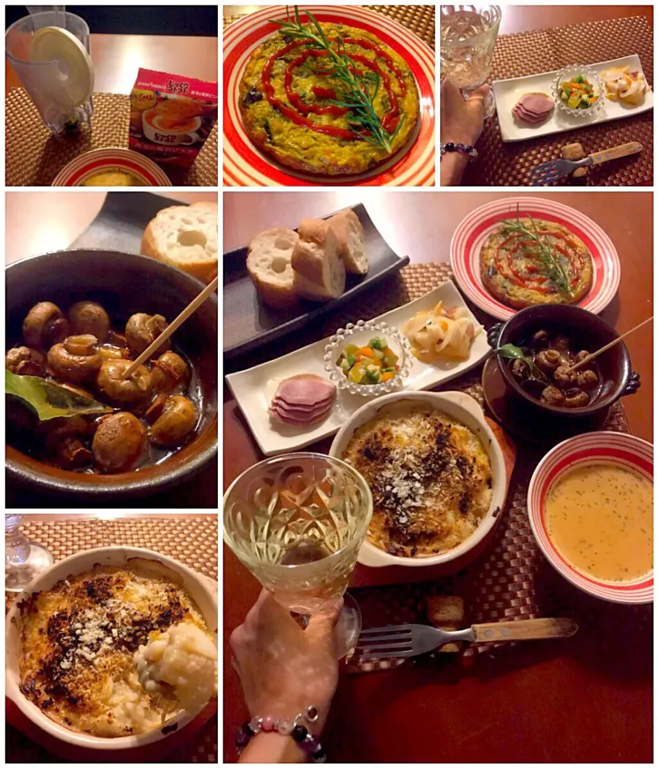 Today's Spanish Dinner🍴|🌈Ami🍻さん