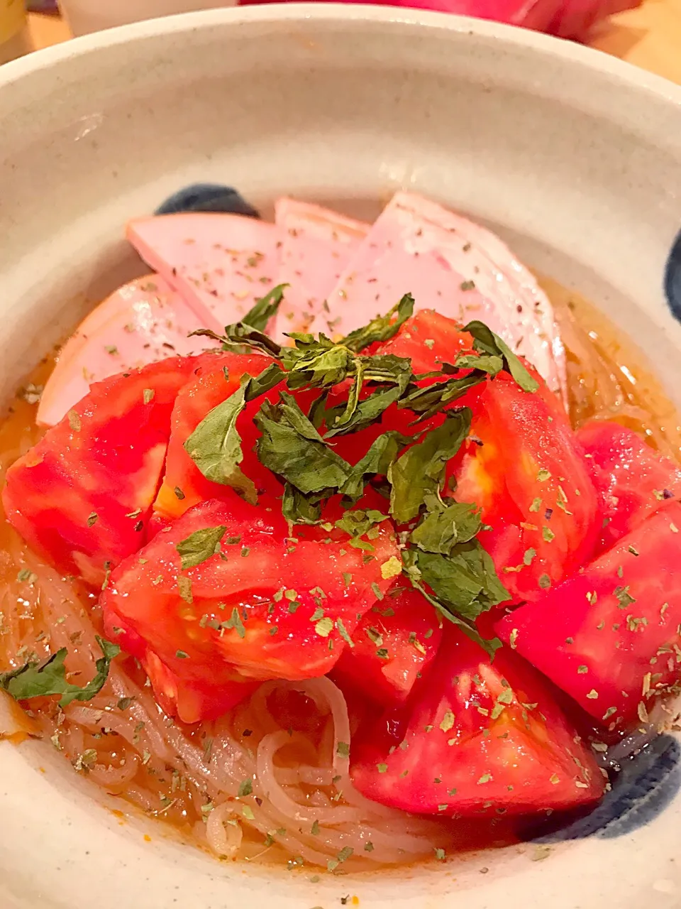 Snapdishの料理写真:カルディ トマト冷麺🍅|keitanさん