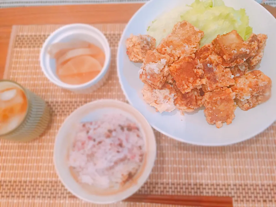 Snapdishの料理写真:＊高野豆腐のからあげ|みじんこさん