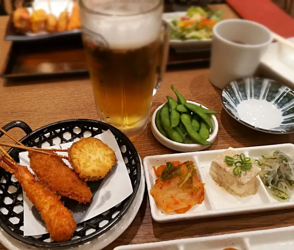 串カツ屋のほろ酔いセット|ヴェローナのパン屋さんさん