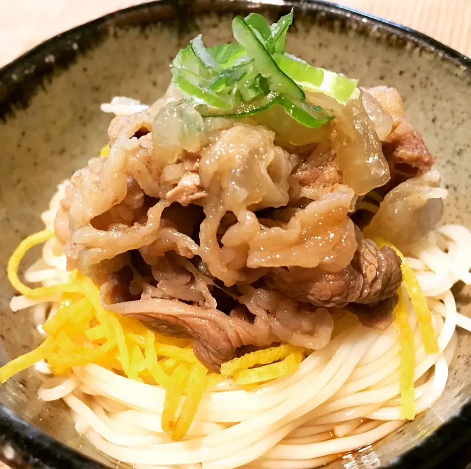 肉そうめん
#そうめん#素麺#肉|ぞうさんのお台所さん