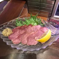 Snapdishの料理写真:ミミックの舌スモーク仕立て|あもさん