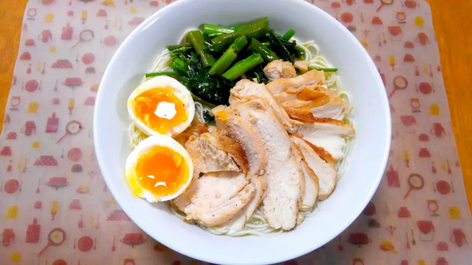 ８月１６日　チキンハムでにゅうめん|いもこ。さん