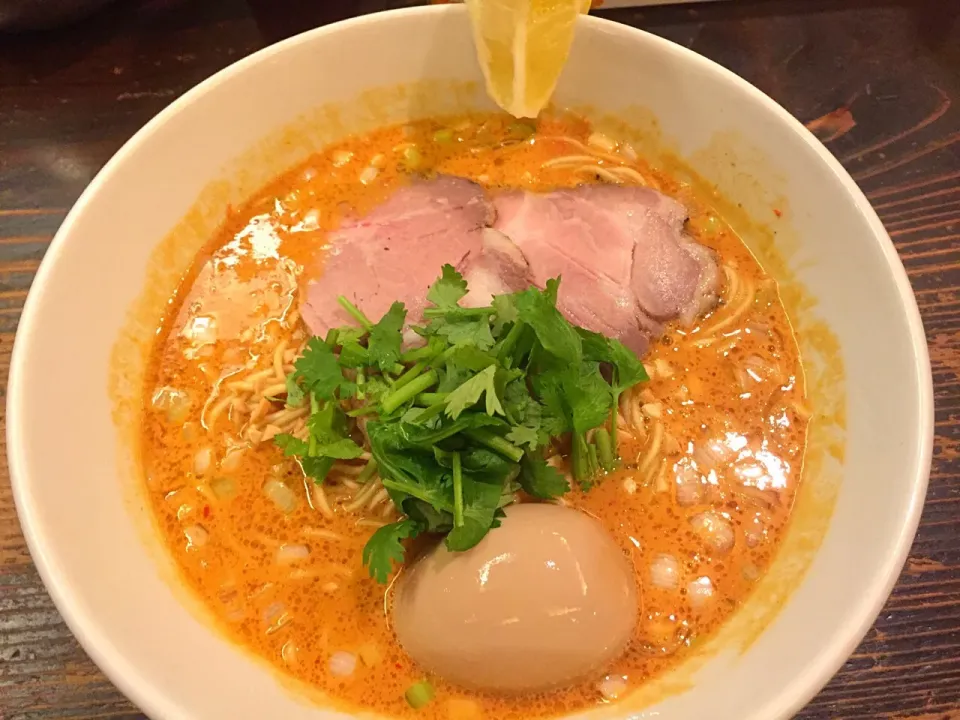 Snapdishの料理写真:真夏のパクチー坦々麺|Ritsuco_hanさん