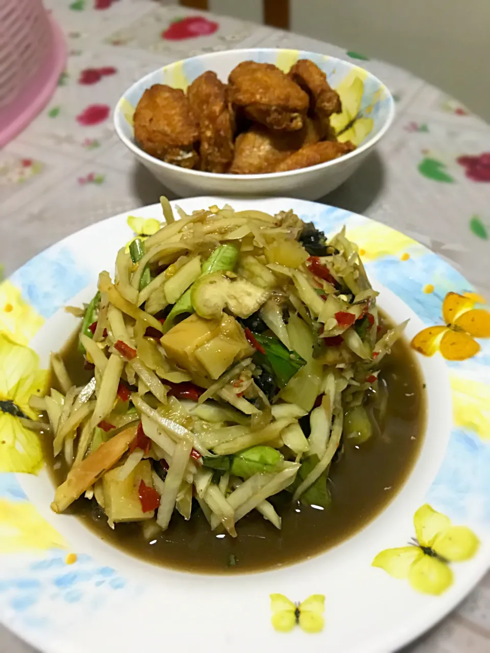 Papaya salad @ fried chicken|mimijangさん