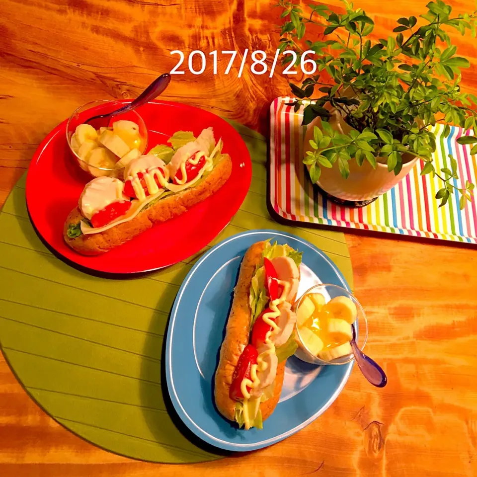 Snapdishの料理写真:朝ごはん 2017・8・26|ローゼルさん