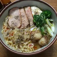 Snapdishの料理写真:マルちゃん正麺🍜、醤油味❗️꒰ ૢ❛ั◡❛ั ॢ✩꒱✨