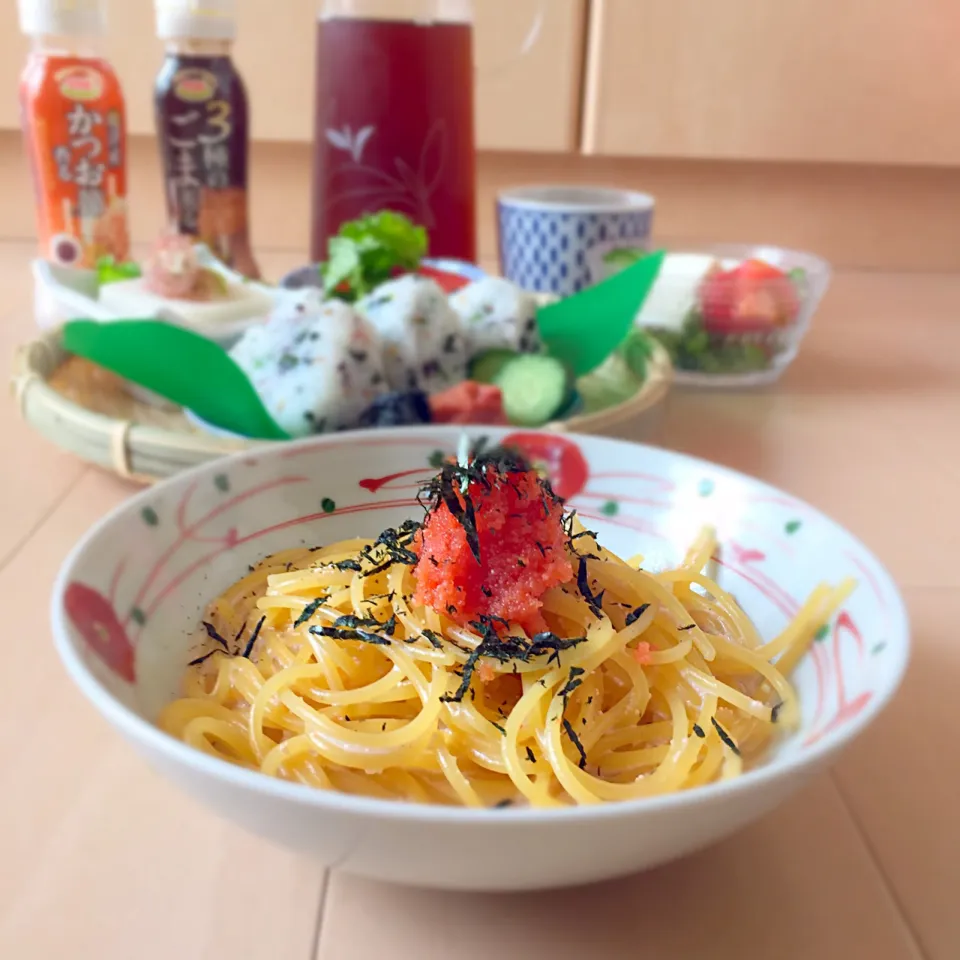 明太クリームパスタ🍝#おうちごはん #家庭料理 #パスタ #おうちカフェ #|ゆかりさん