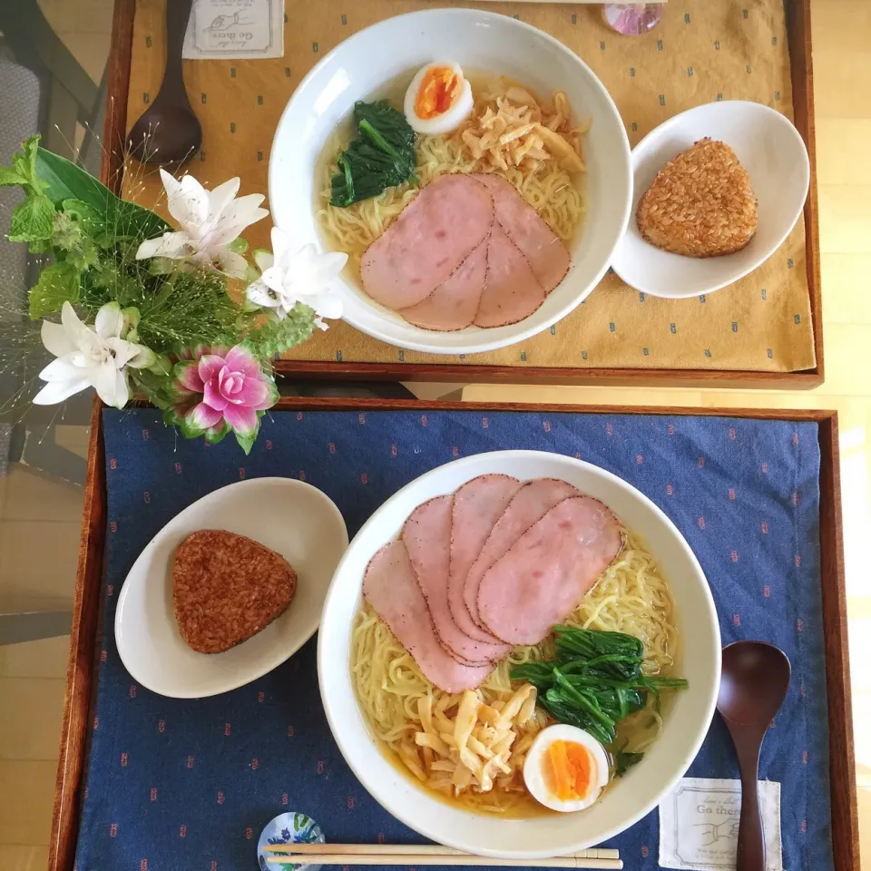 8/26❤︎主人と娘の休日のお昼ごはん❤︎塩ラーメン
#お昼ごはん ##おうちごはん #塩ラーメン|Makinsさん