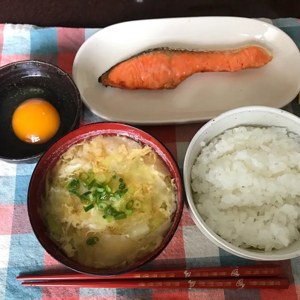 焼鮭定食|純さん