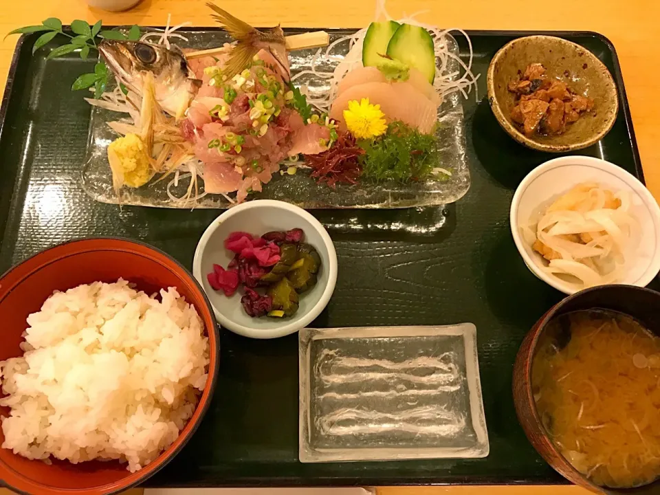 アジのタタキ定食|もうちゃんさん