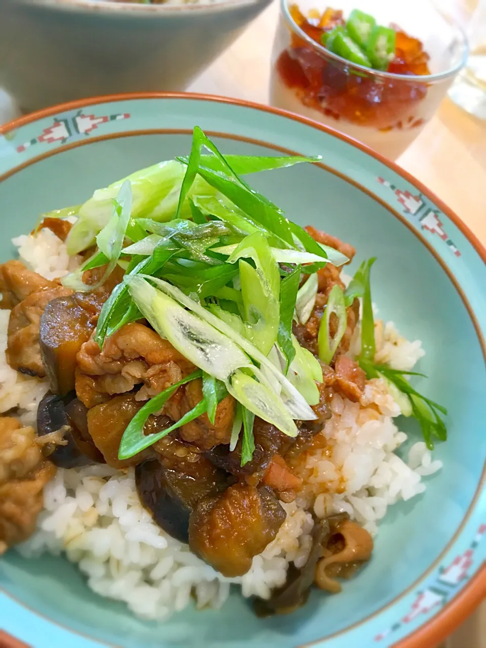 セミナーランチは豚茄子ぶっかけ丼🤗|key♪さん