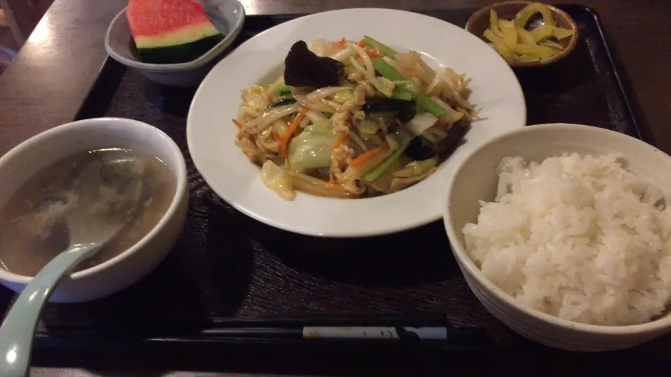 肉野菜定食|おっちさん