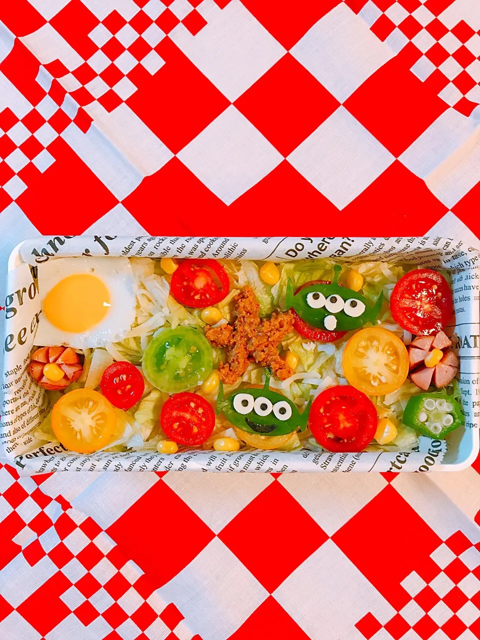 Snapdishの料理写真:☆タコライス弁当☆|chikakoさん