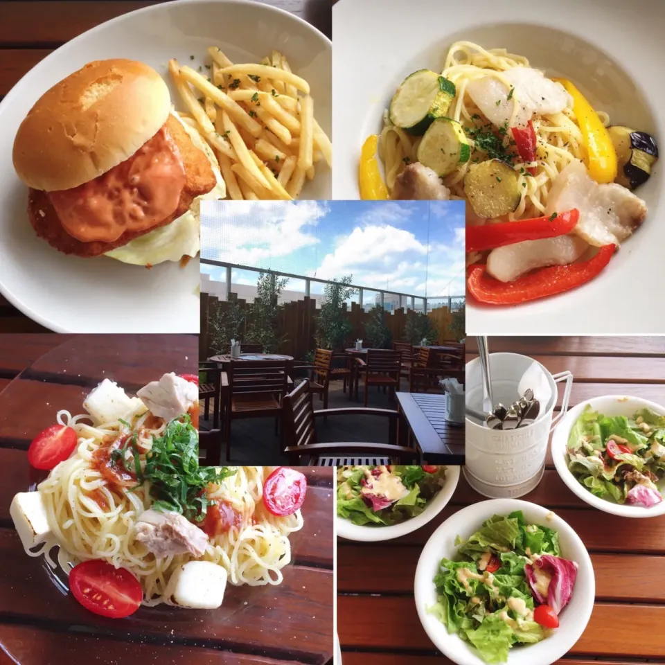 8/27❤︎CRAFT&FAMERSでガーデンテラスランチ🍴お買い物の時に外食❤︎|Makinsさん