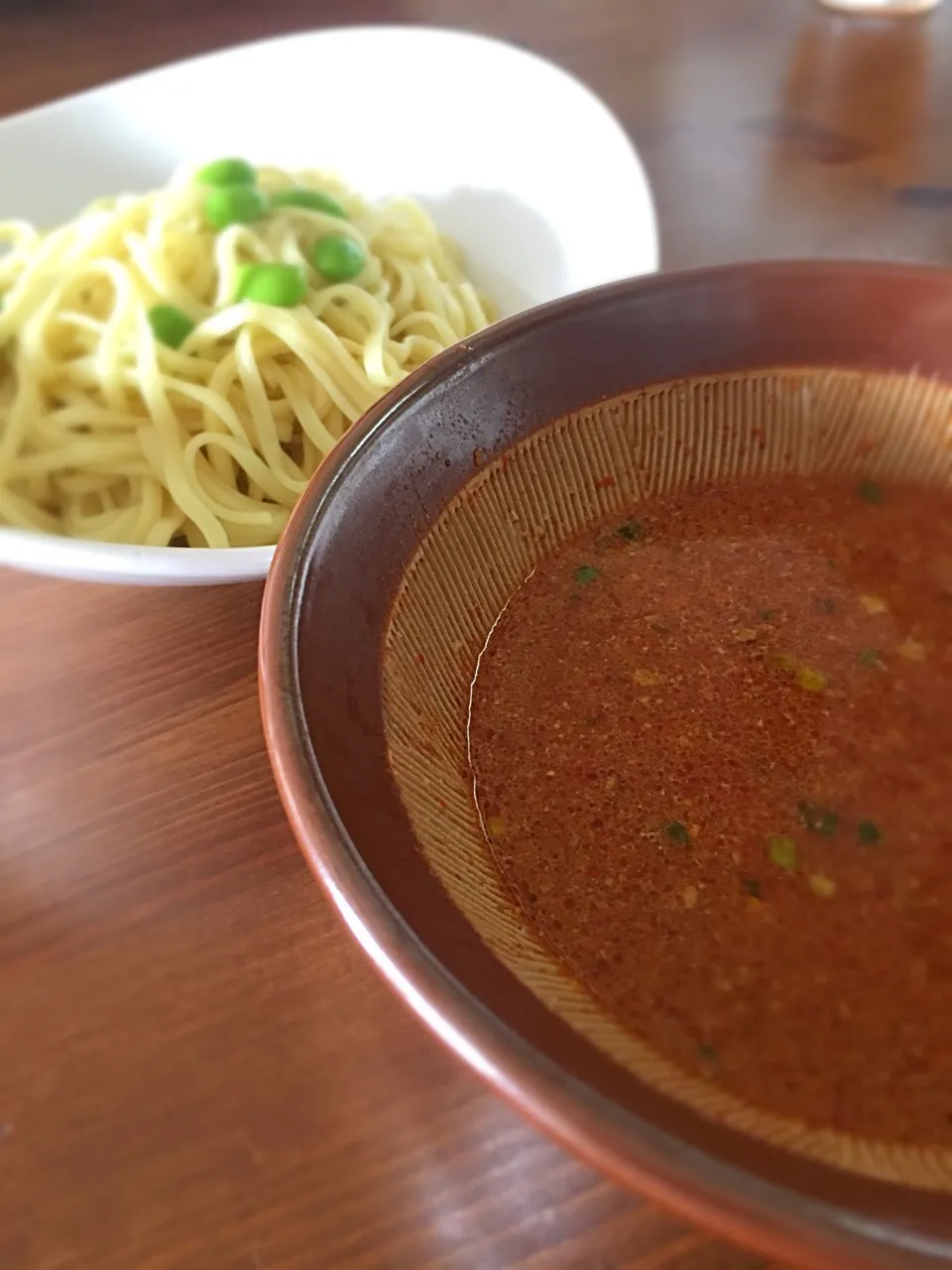 2/27の昼飯 辛味噌つけ麺|yoneさん