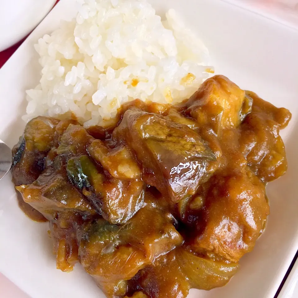 Snapdishの料理写真:茄子と牛肉のカレー🍛🤗😋😋✌️|はみちゃんさん