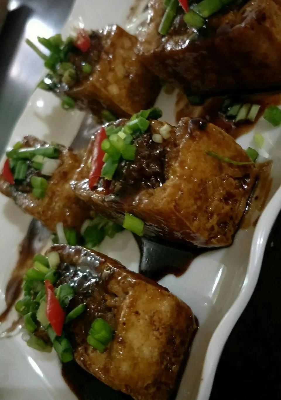 pork stuffed tofu in soy sauce|Judith Alviarさん