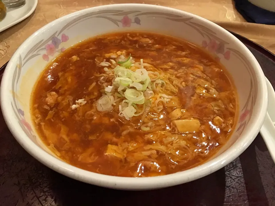 酸辣湯麺を頂きました。|momongatomoさん