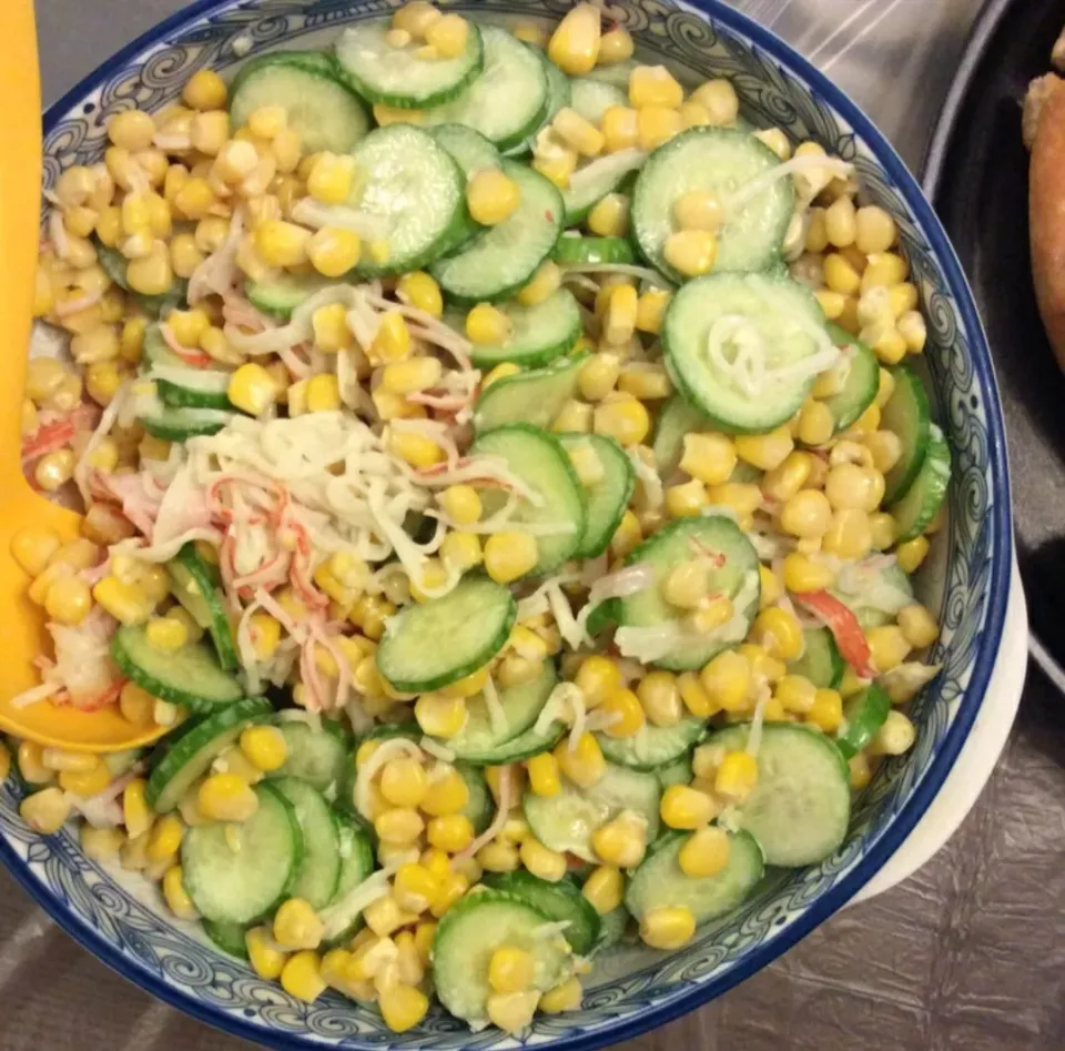 Cucumber, Corn, Crab Stick|Athenaさん