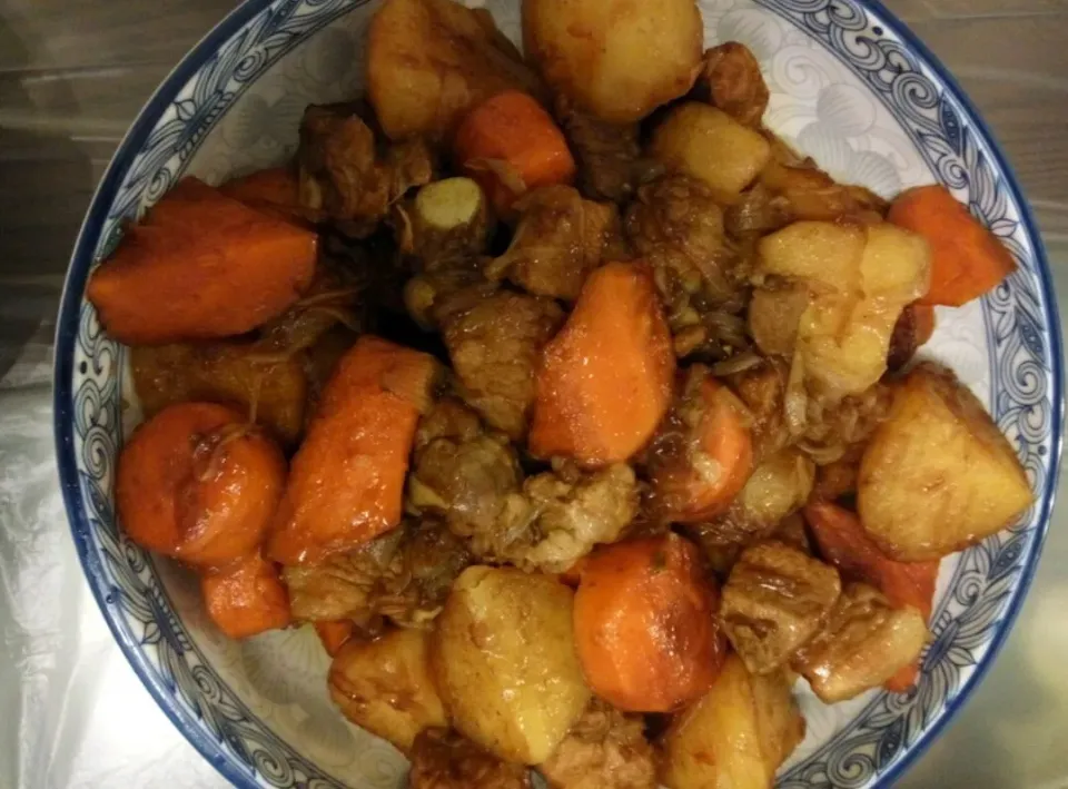 Snapdishの料理写真:Spare Rib, Carrot, Potato, Onion|Athenaさん