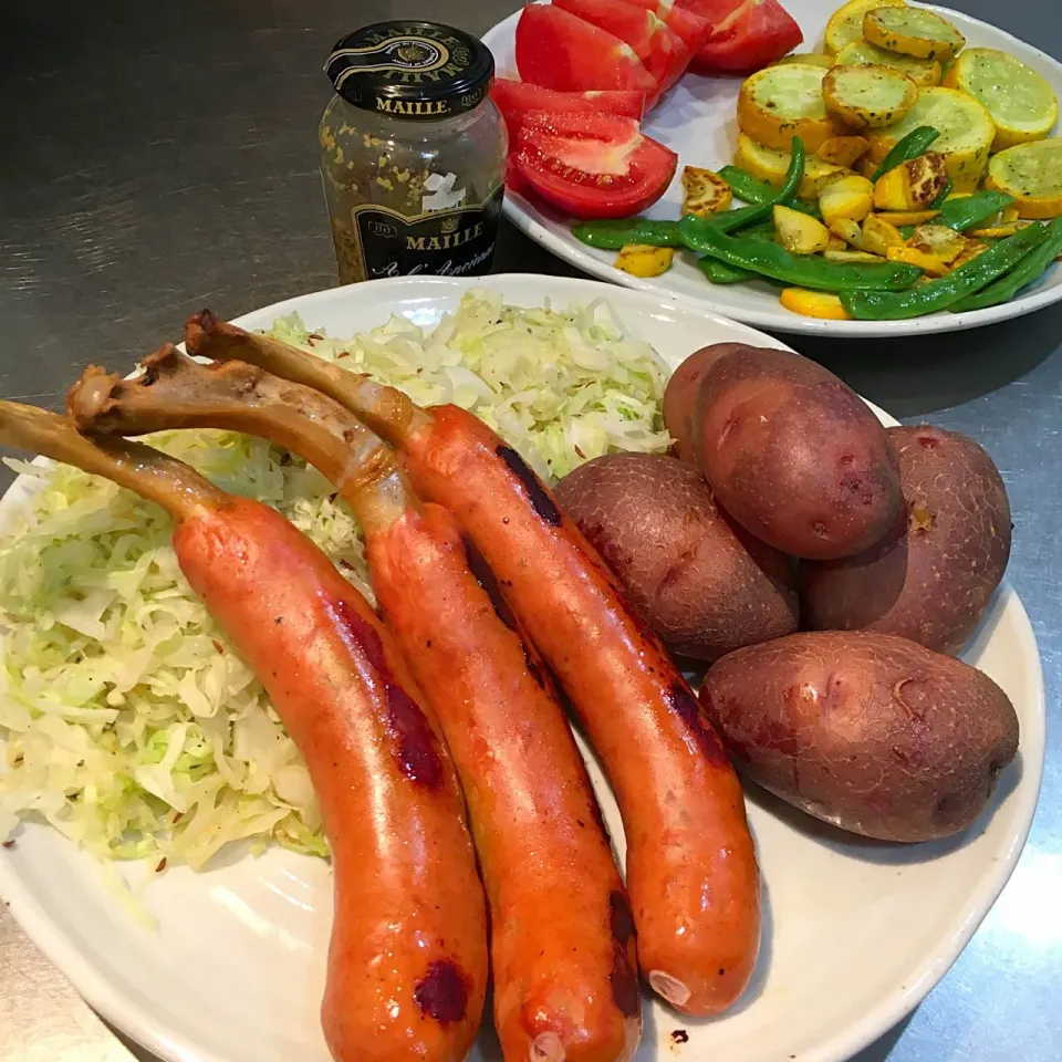 骨つきソーセージ&お野菜色々|seiko Oさん