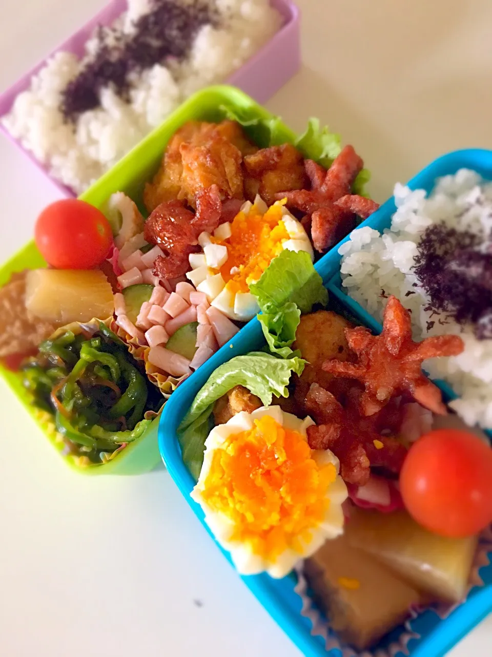 #今日のお弁ちゃん#煮物入れた#今日は朝から大変です#１日頑張ろっ( ᵒ̴̶̷̥́ ^  ᵒ̴̶̷̣̥̀  )|あーたんさん