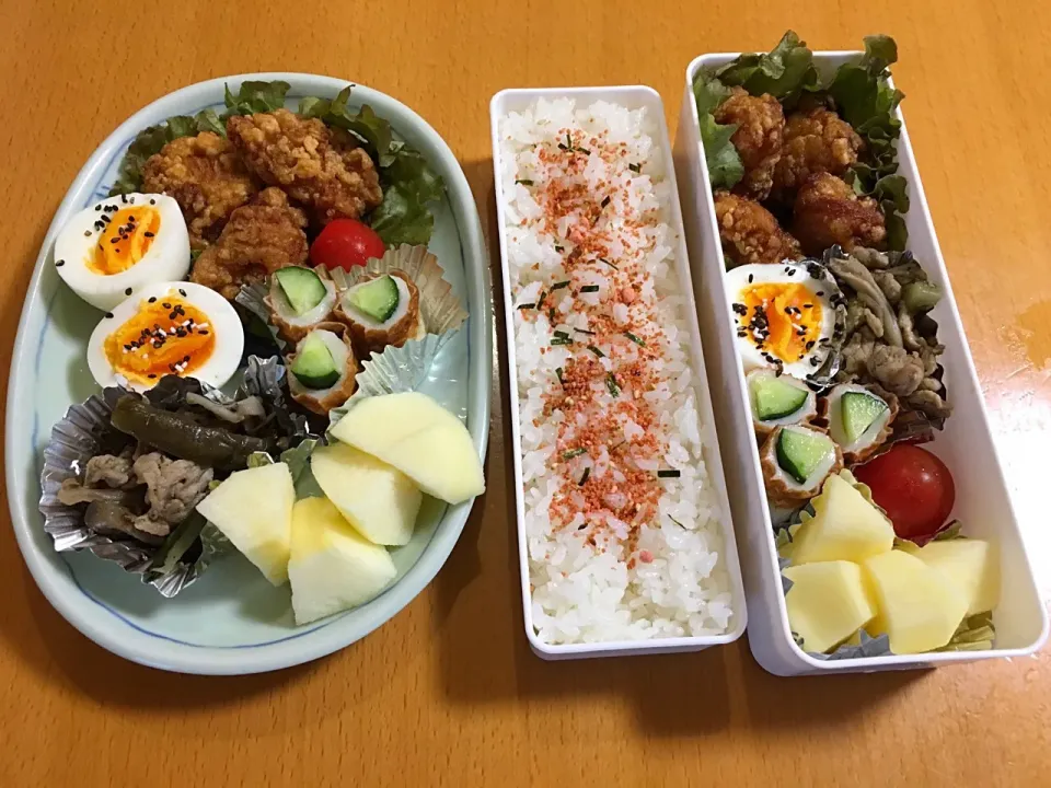 Snapdishの料理写真:今日のお弁当♡2017.8.29.|kimikimiさん