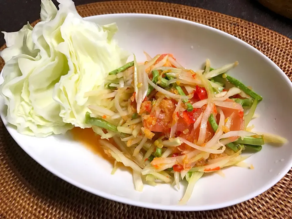 papaya salad|yeni kartikasariさん