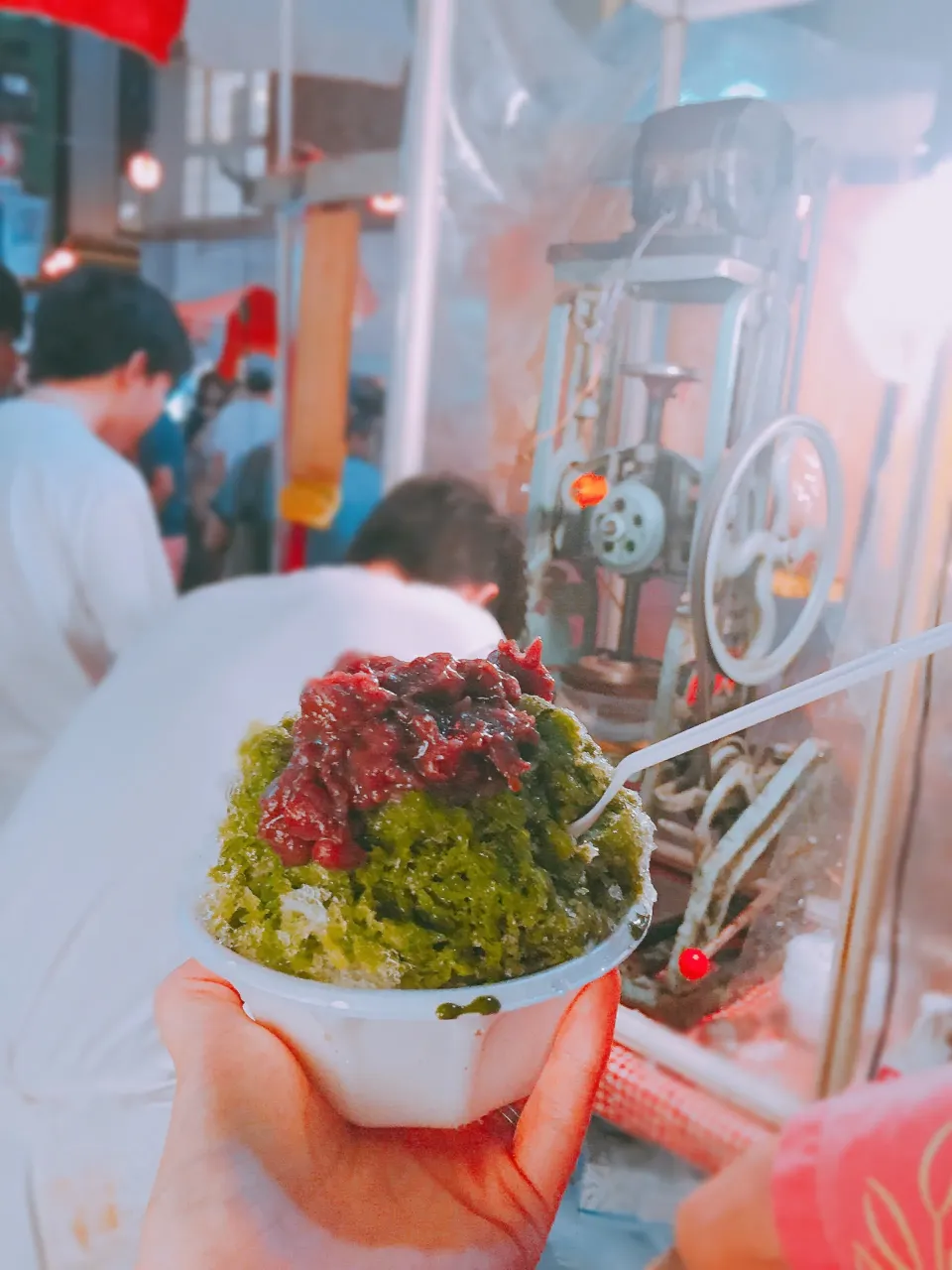 浪花屋総本店の小豆を使った宇治金時🍧💚@麻布十番納涼祭り|K.Sさん