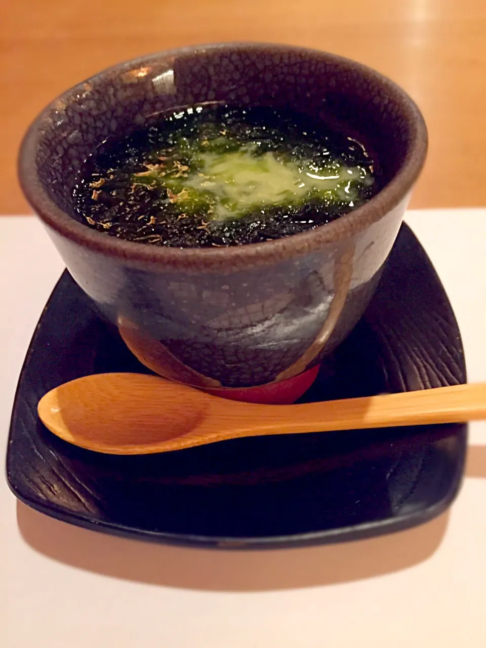 湯葉と岩海苔の茶碗蒸し|早坂淳さん