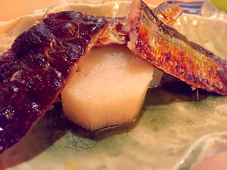 秋刀魚の照り焼き煮里芋合せ|早坂淳さん