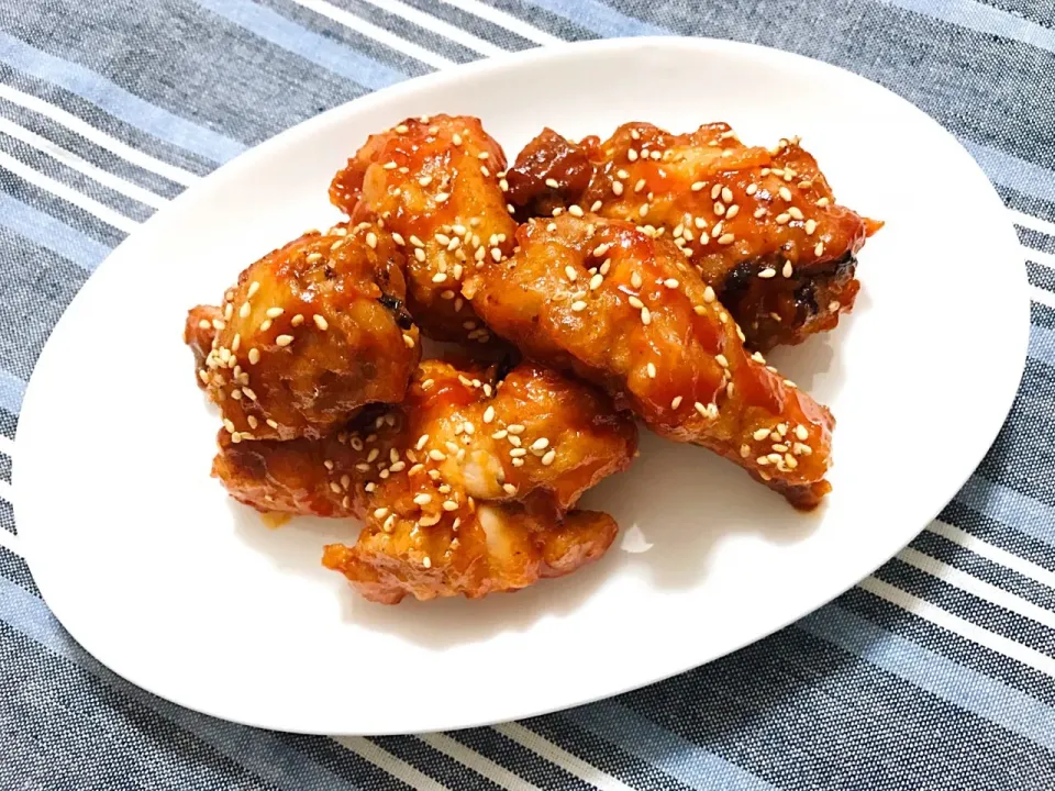 Spicy&sweet chicken wings|Sareewan Juengjarernnirathornさん