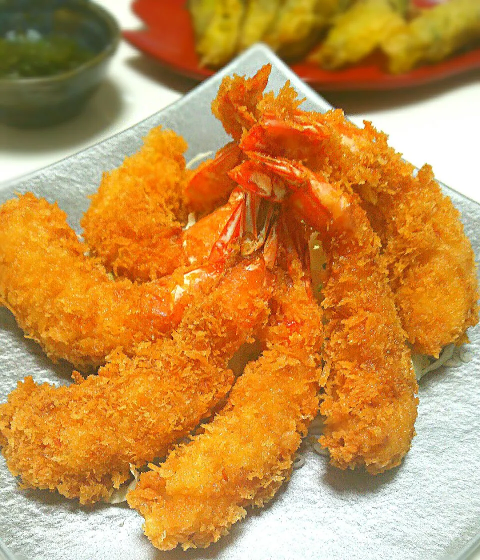 Snapdishの料理写真:⭐Fried prawns🍤 海老フライ#うちごはん #おうちごはん #えび|まめさん