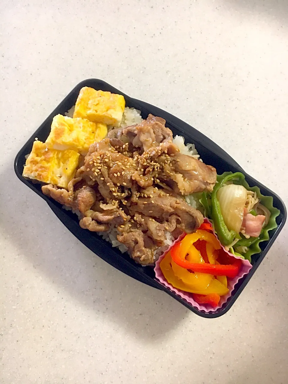 豚焼肉味炒め弁当|はちさん