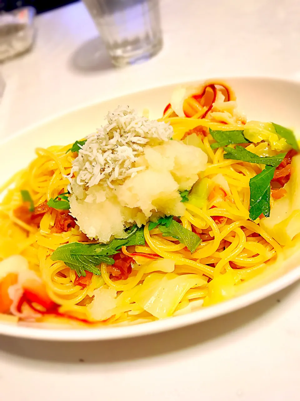 男の料理💪ホッキとキャベツ和風パスタ🍝 #彼の手作り飯|ちゃーさん