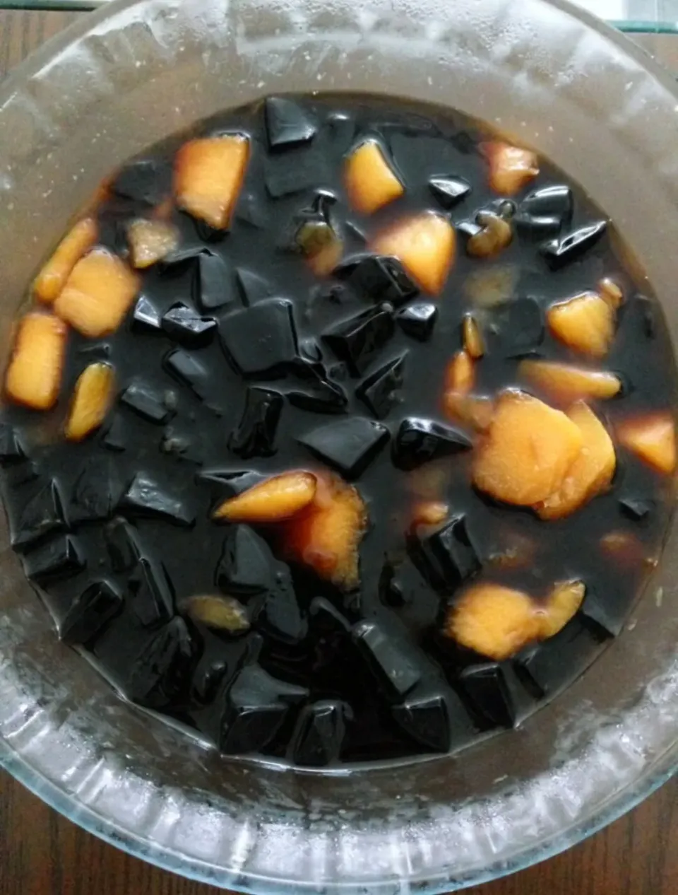 Black Bean Jelly, Mango with Honey|Athenaさん