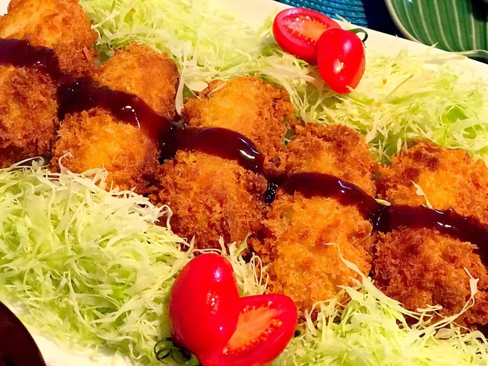 Crab 🦀 cream croquettes for dinner 🍴 #kani cream korokke|Babyluv Cabrera Ocampoさん