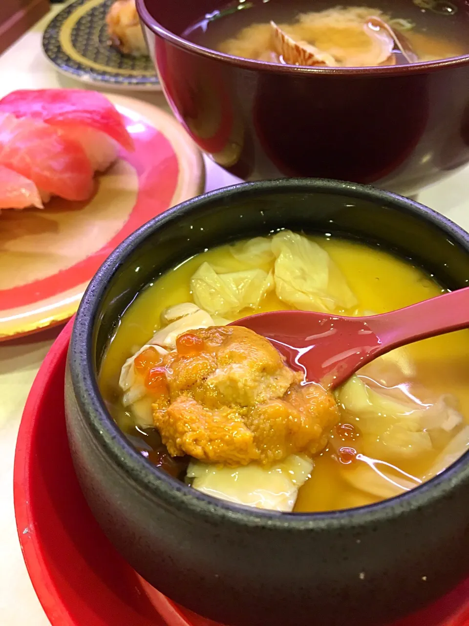 雲丹と湯葉の茶碗蒸し😋|ゆかりさん