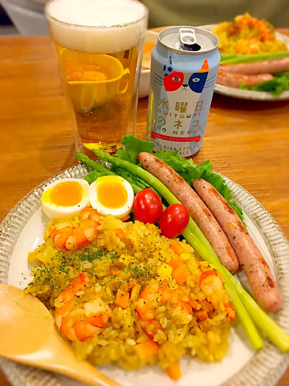 カレーえびピラフ🍤🍤🍤|なかじー。さん