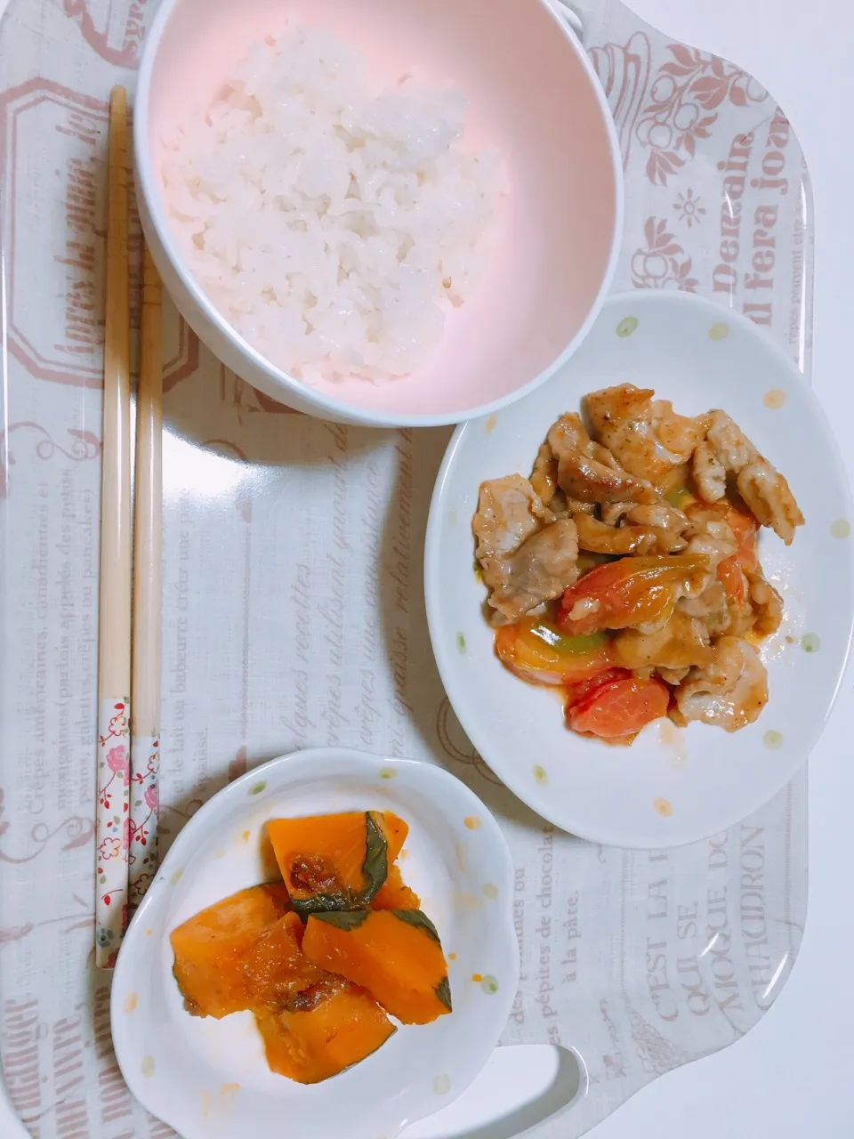 🌟豚肉とトマトのサッと炒め
🌟かぼちゃの直がつお煮|ゆりえさん