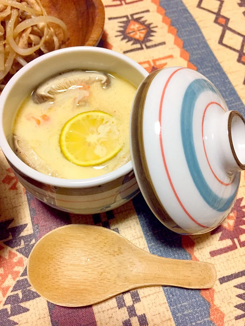 Snapdishの料理写真:#酢橘#茶碗蒸し|よ～さん