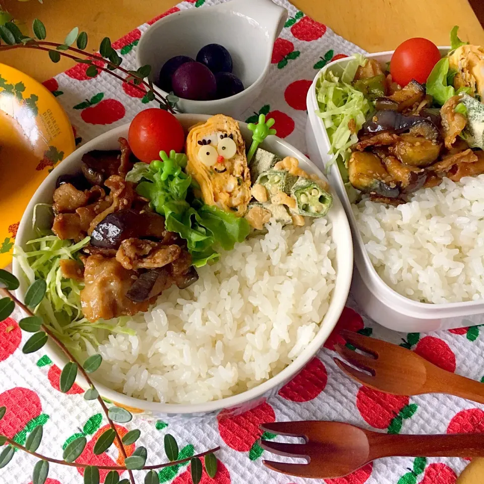 なすの味噌炒め弁当🍱|てんさん