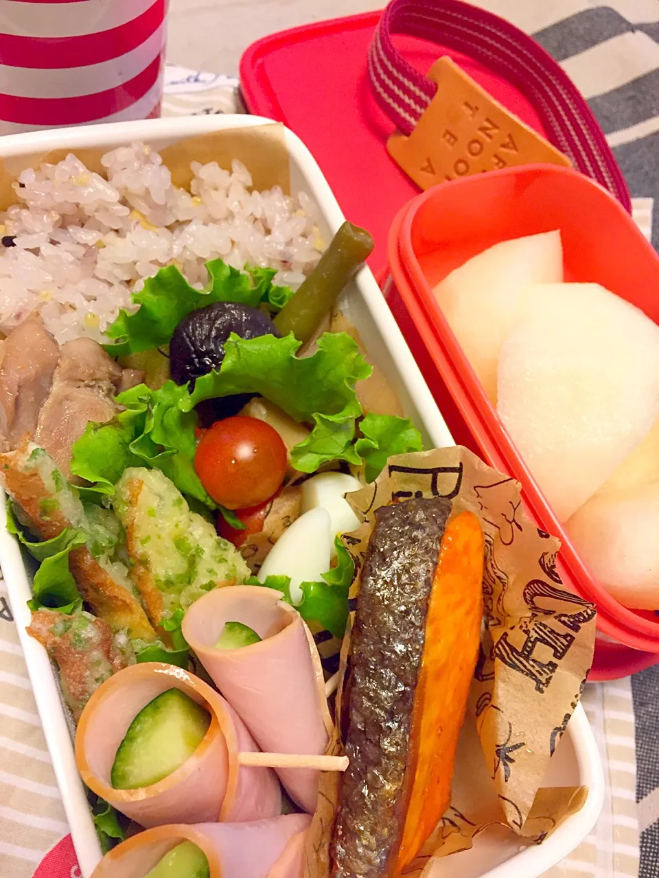 久々の
女子高校生用 和食弁当|riorieさん