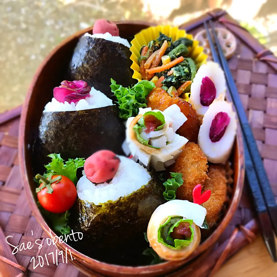 おにぎり弁当|さえちゃんさん