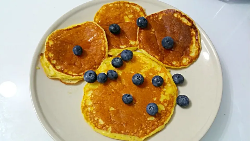 Japanese pancakes with blueberries 😍|🌷lynnlicious🌷さん