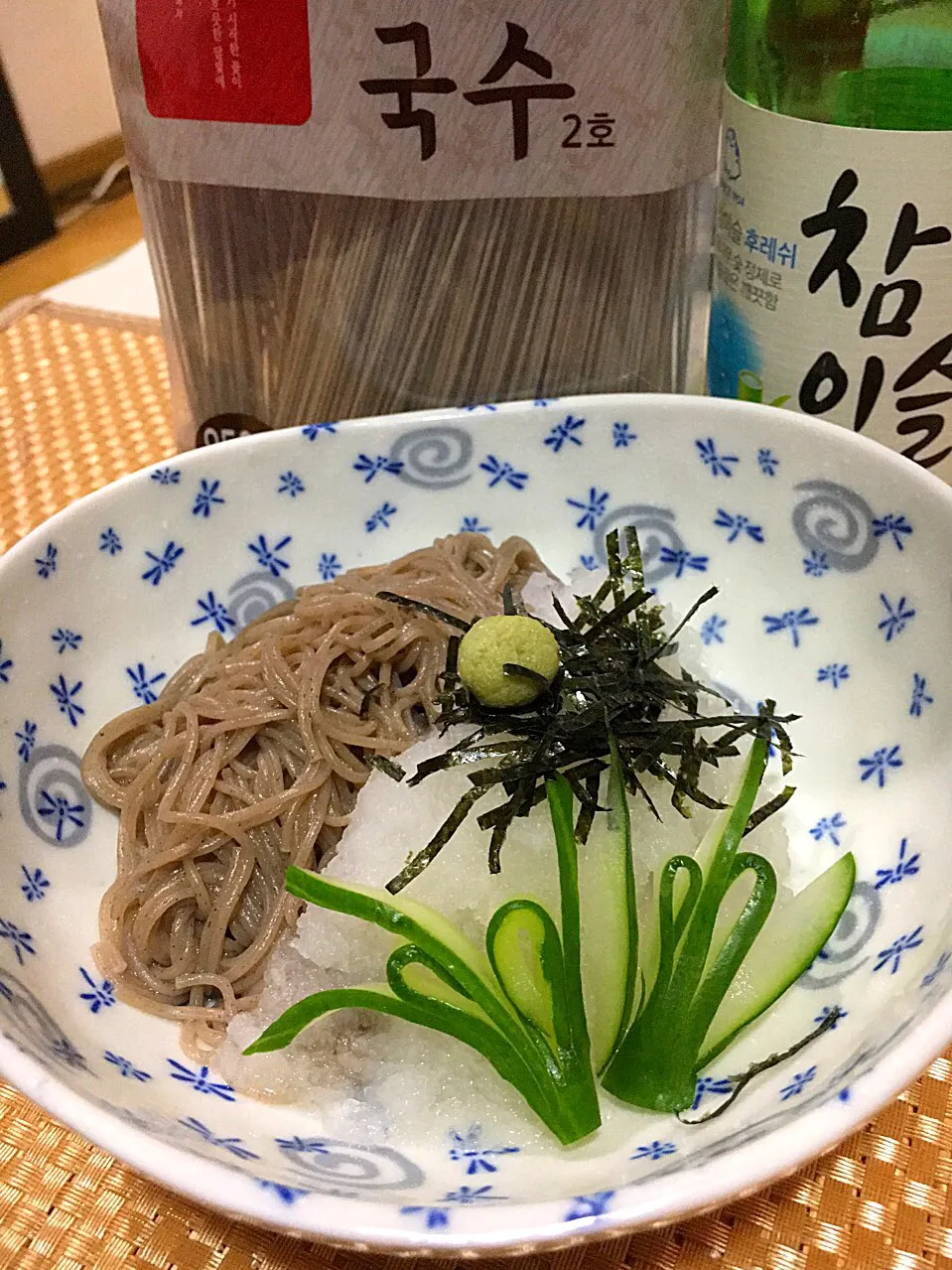 Snapdishの料理写真:ちゅらせんせの😊おろしが食べたい蕎麦  🇰🇷韓国極細蕎麦にて🇰🇷|🌿ぴぴさん