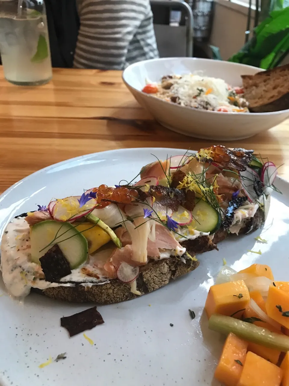 Smoked fish tartine at Homage|evelinaさん